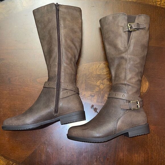 NWOT Naturalizer Soul Vikki brown tall boots size US 6.5 - Picture 1 of 15